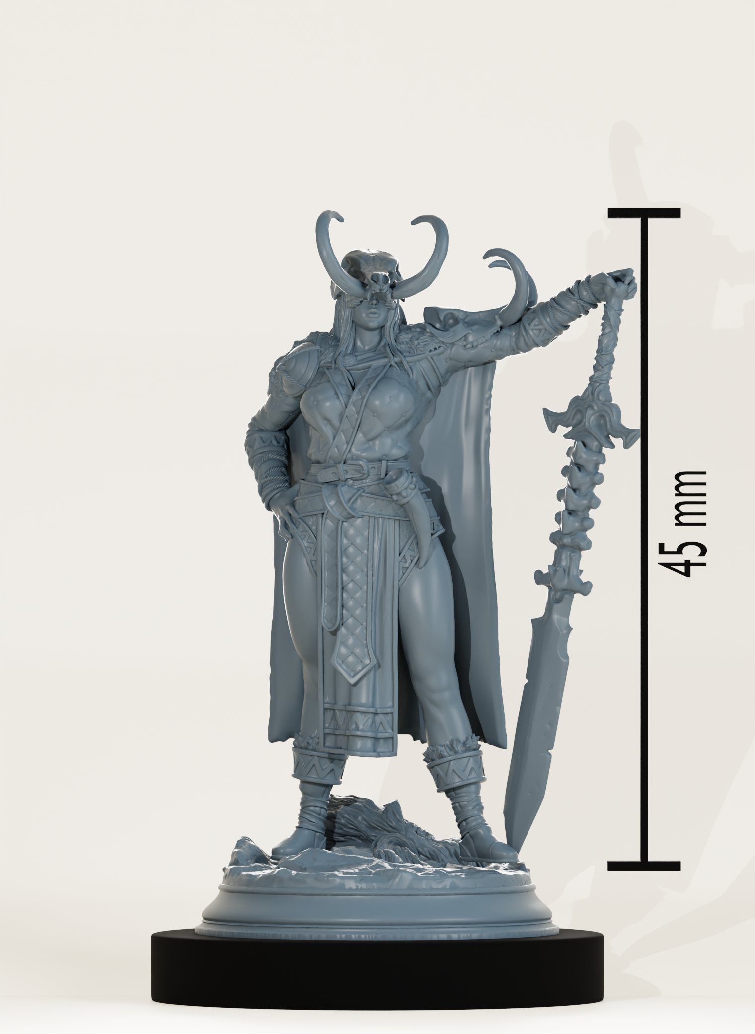 Guerrière nordique vengeresse