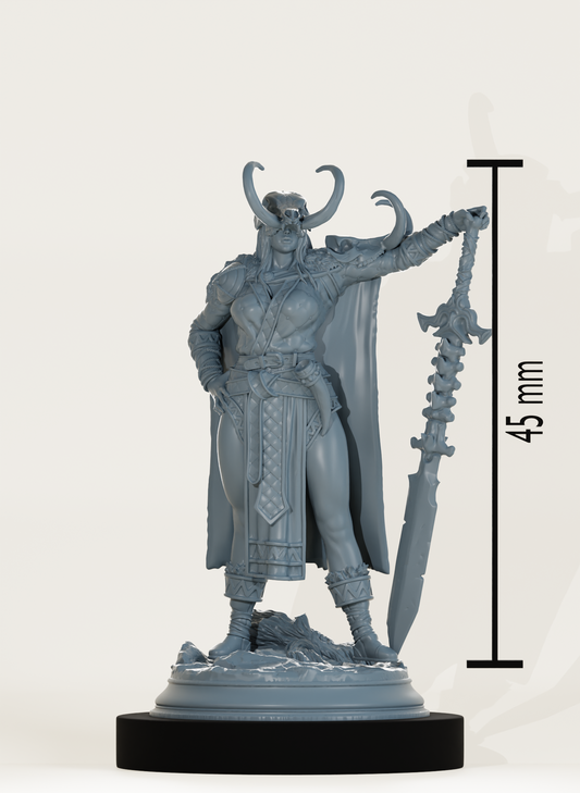 Guerrière nordique vengeresse