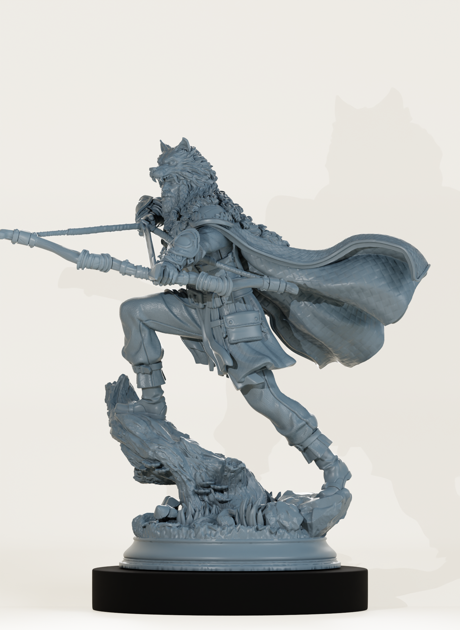 Humain chasseur rodeur