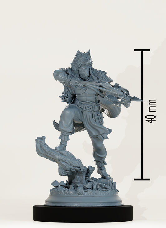 Humain chasseur rodeur