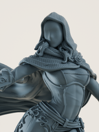 elfe drow assassin masquée