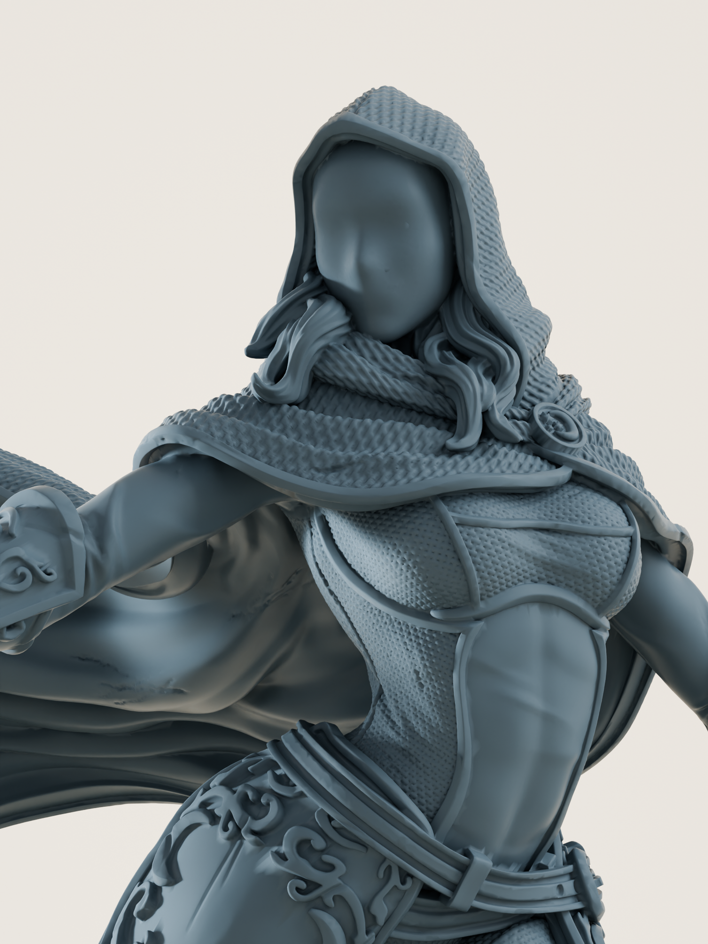 elfe drow assassin masquée