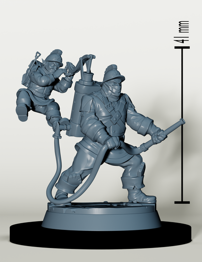 Set PNJ Pompiers Médiévaux