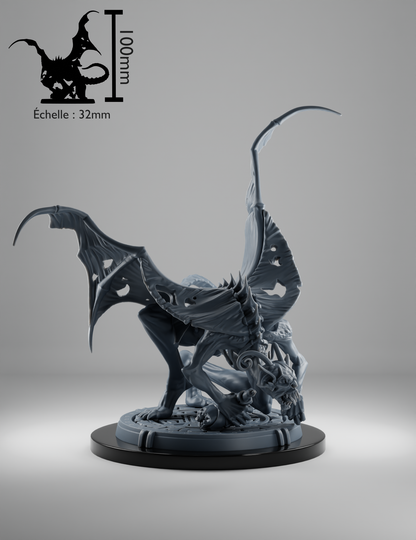 Mage de Sang Vampire et sa Forme Dragon
