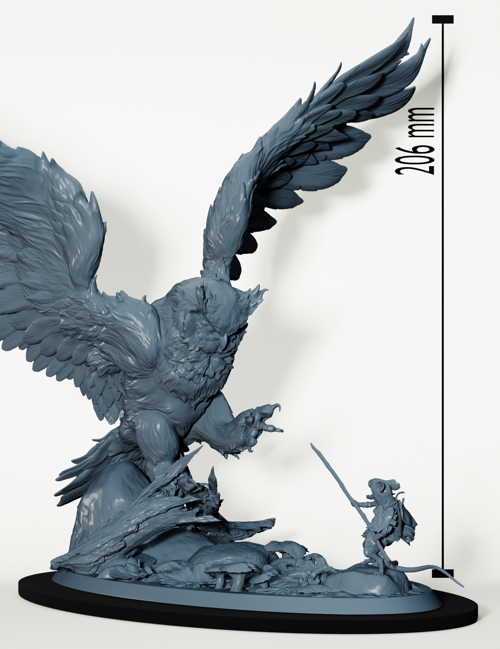 Hibou Géant contre Aventurier Souris