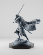 Elfe Guerrier avec Épée Longue