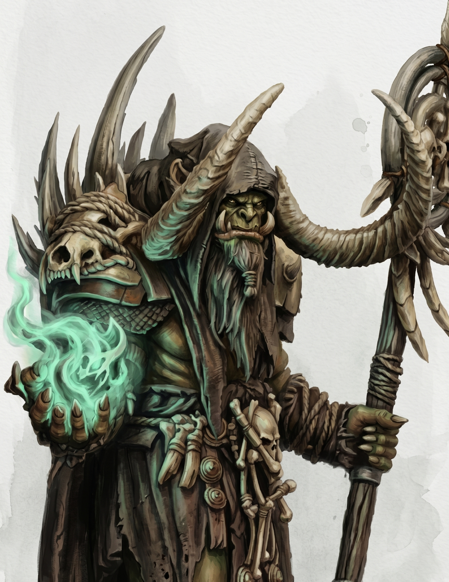 Chaman du Clan Indomptable - Monstre D&D 5e