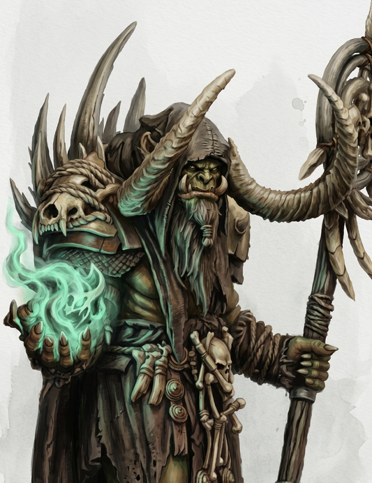 Chaman du Clan Indomptable - Monstre D&D 5e