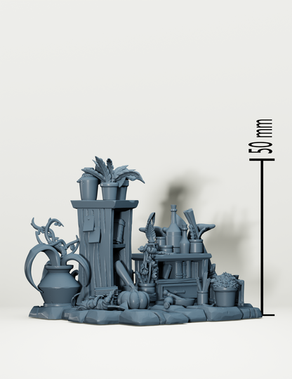 Salle de l'Herboriste et de l'Alchimiste