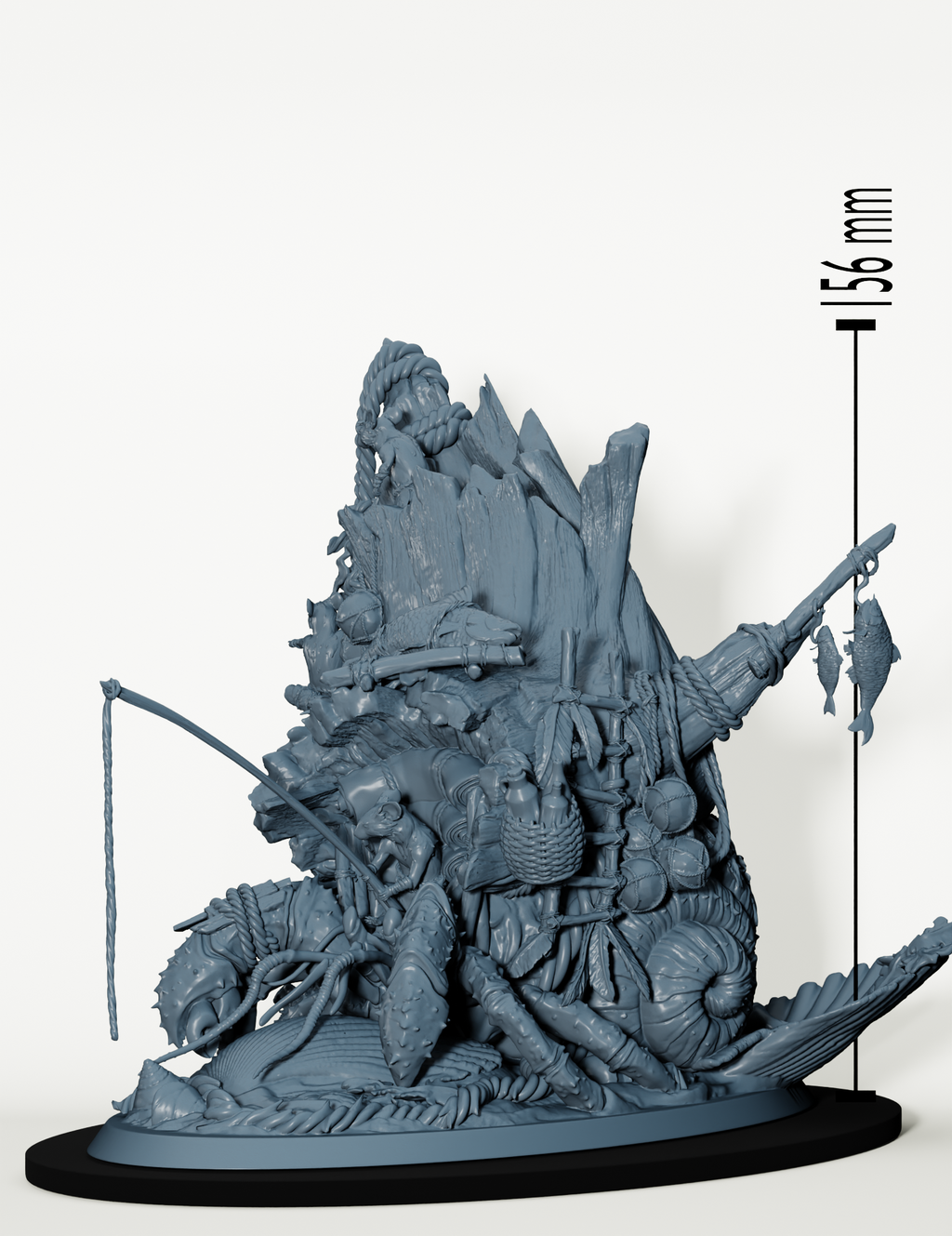 Crabe Ermite Géant et souris