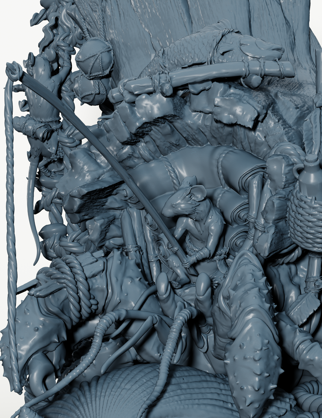 Crabe Ermite Géant et souris