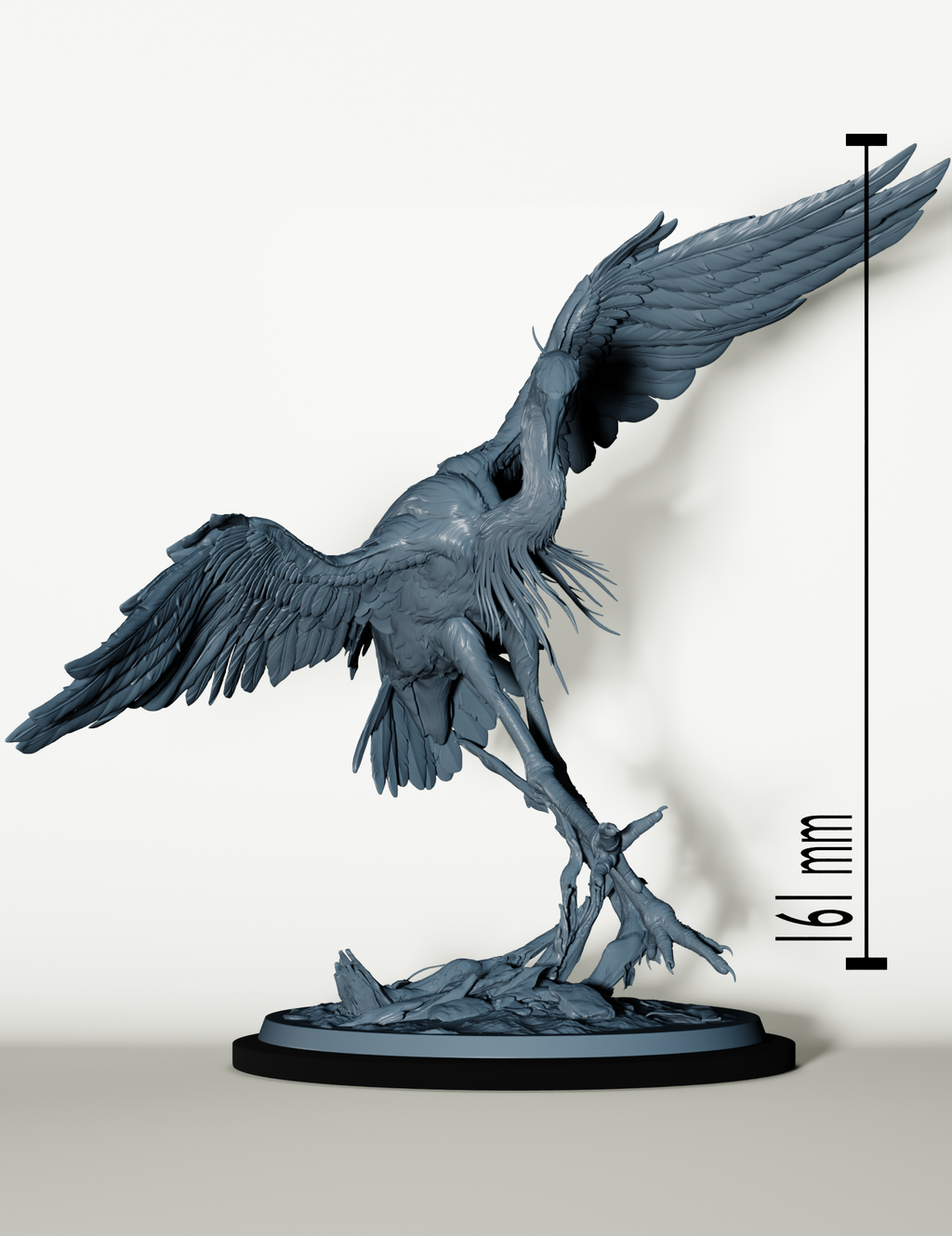 Héron Géant et Cavalier Rongeur