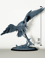 Héron Géant et Cavalier Rongeur