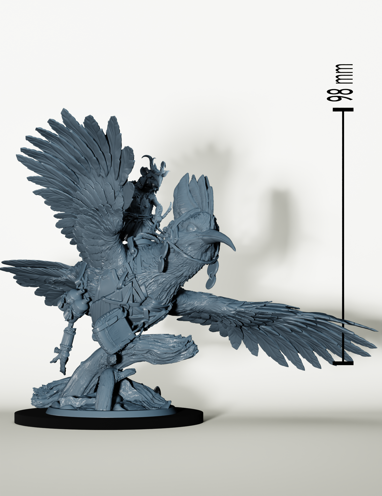 Huppe Géante et Cavalier Rongeur