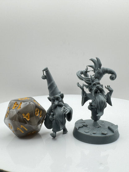 Figurine miniature de mimic gnome