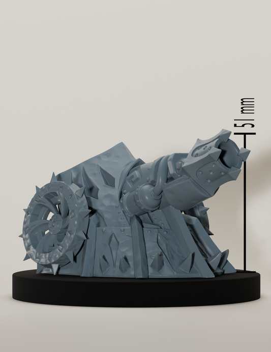 Tourelle infernale de magma