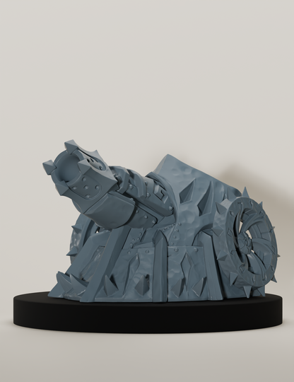 Tourelle infernale de magma