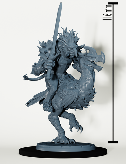 Set cavaliers trolls et oiseaux de terreur