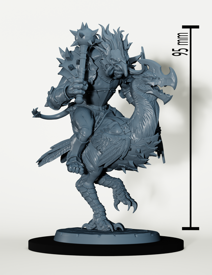Set cavaliers trolls et oiseaux de terreur