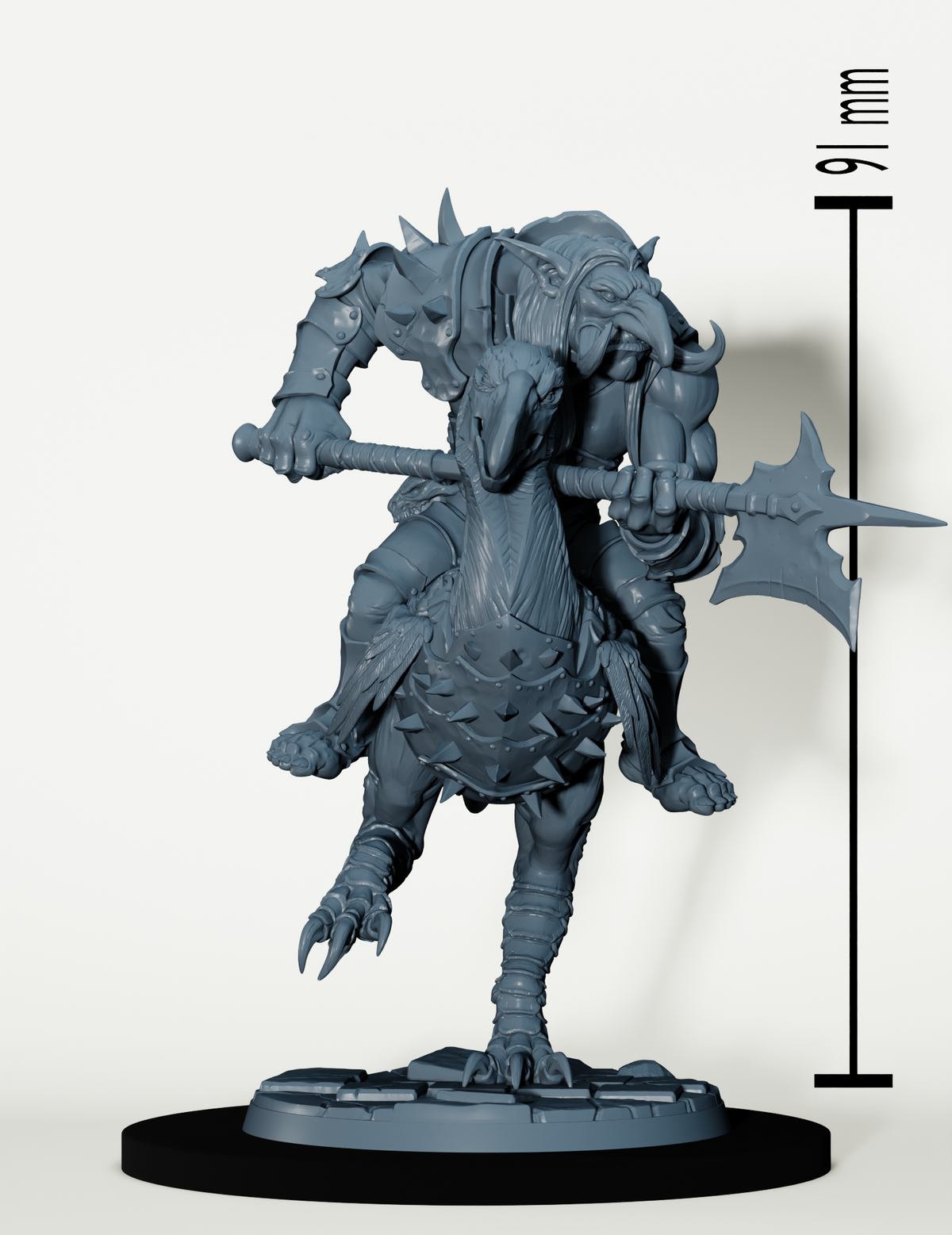 Set cavaliers trolls et oiseaux de terreur