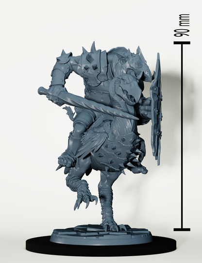 Set cavaliers trolls et oiseaux de terreur