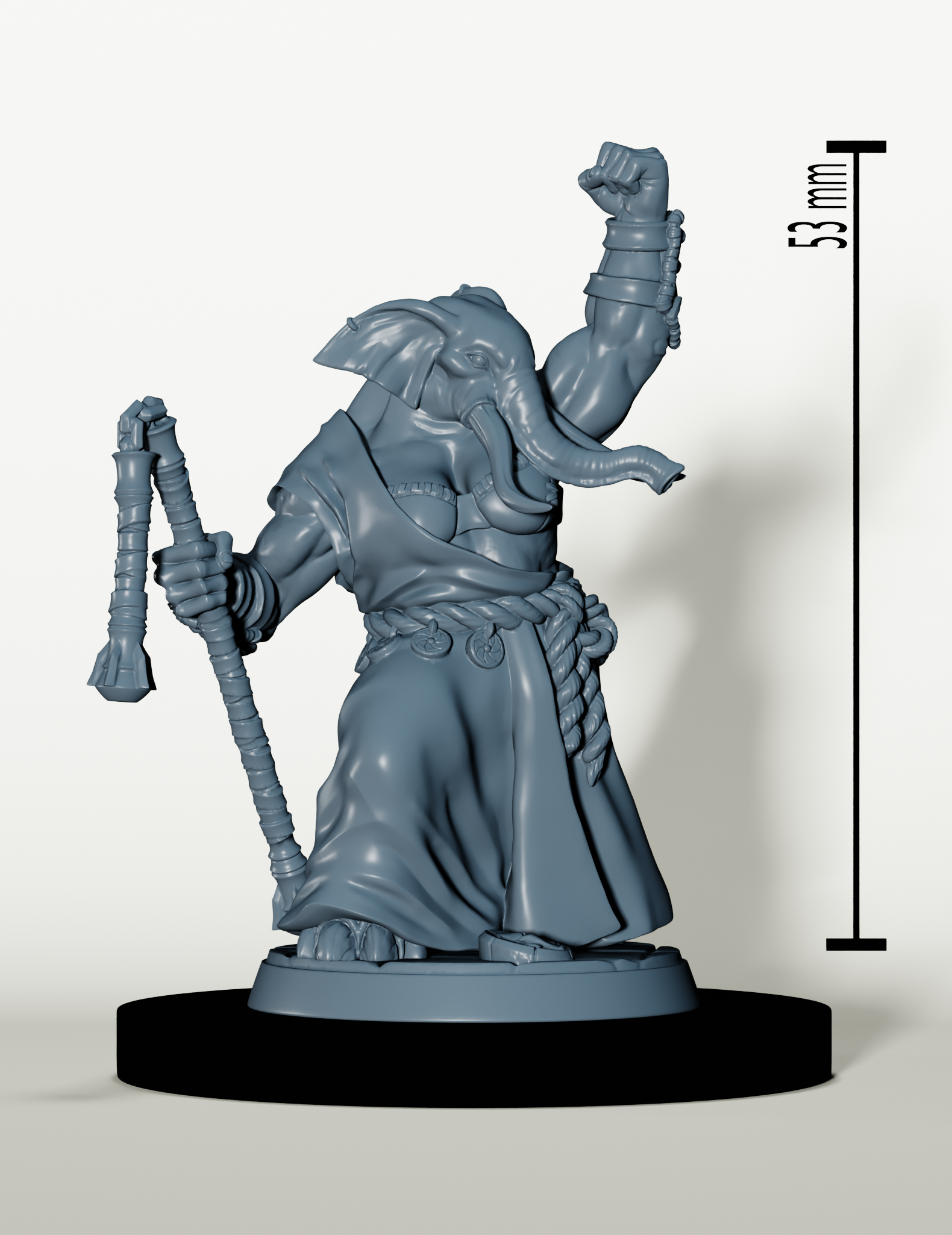 Set Sentinelles d'ivoire - Prêtres Éléphant folk