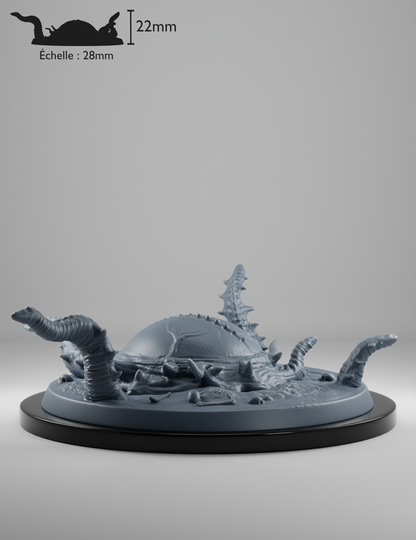 Monstre Tentaculaire Tapi sous la Vase