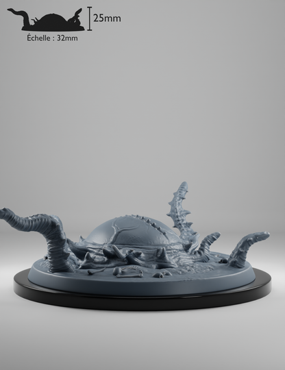 Monstre Tentaculaire Tapi sous la Vase
