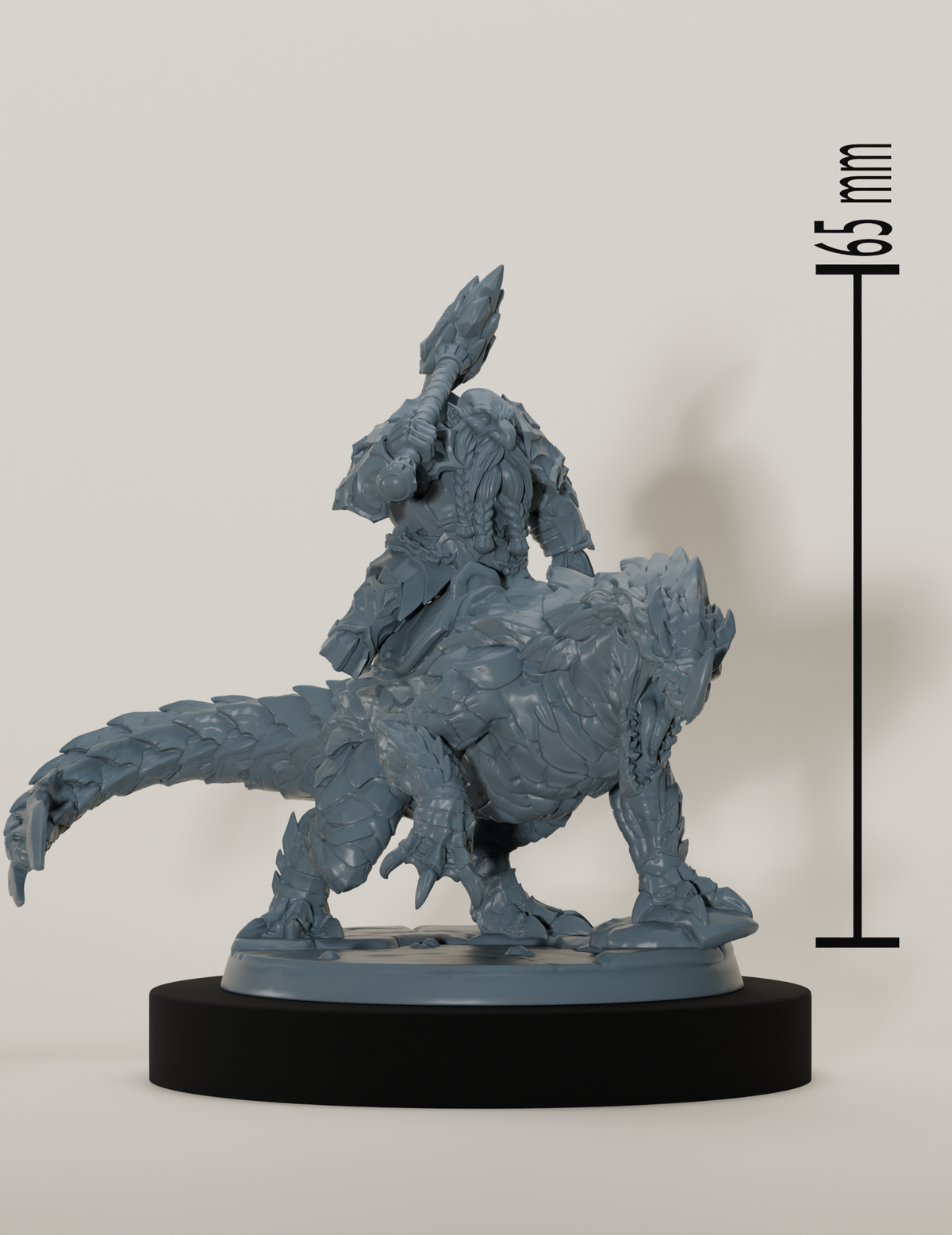 Set cavaliers nains sur dragonneaux de lave