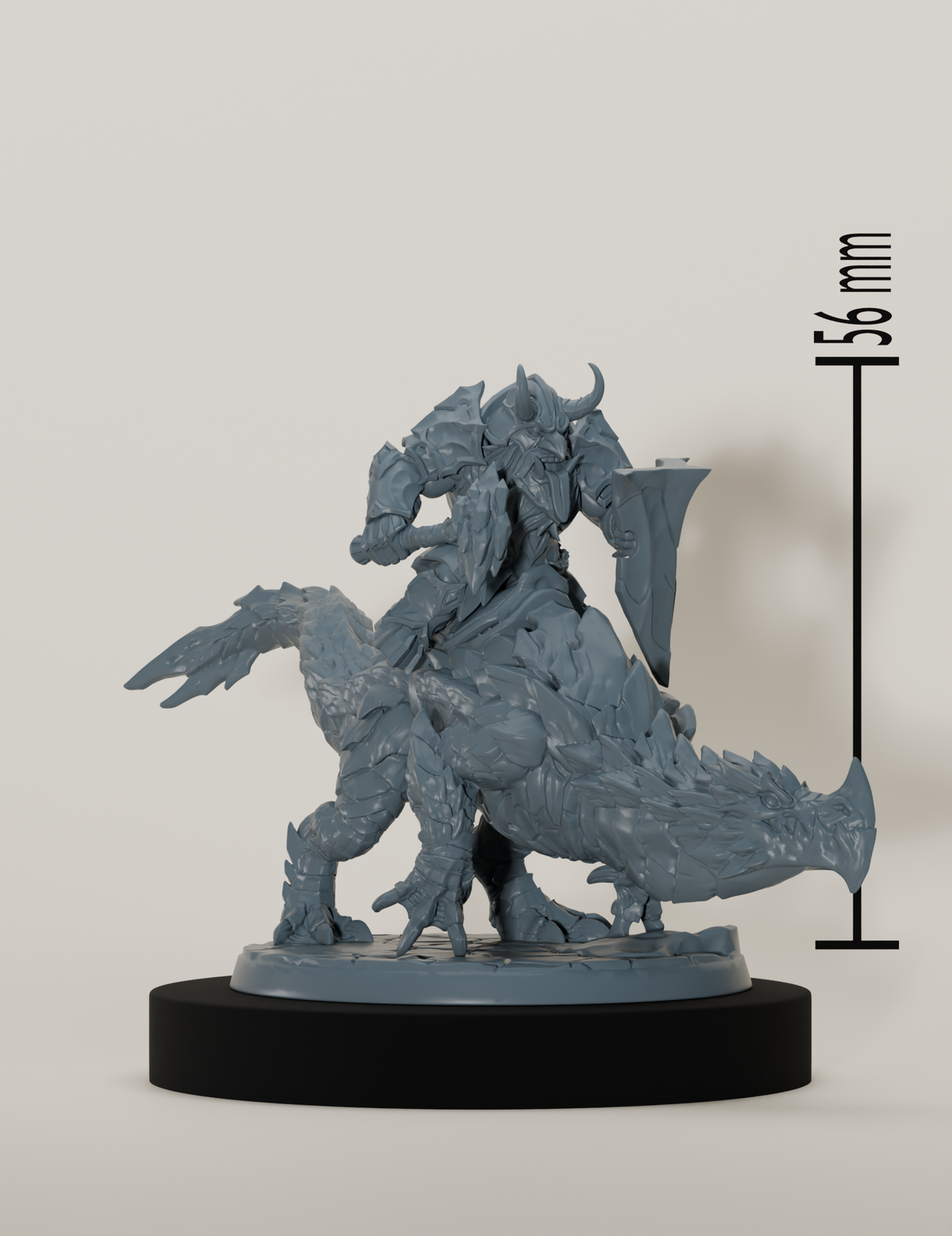 Set cavaliers nains sur dragonneaux de lave