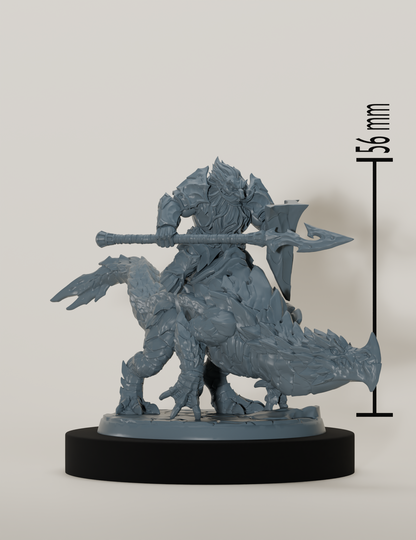 Set cavaliers nains sur dragonneaux de lave