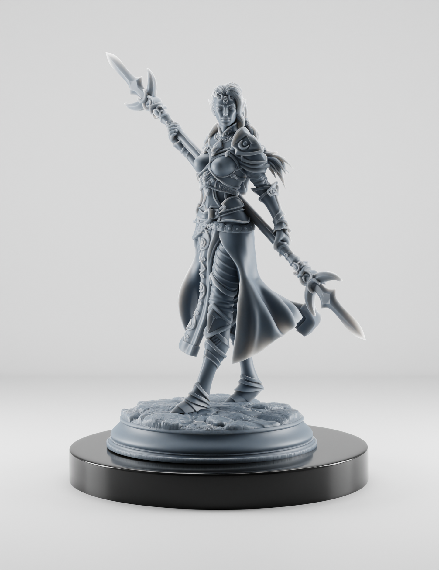 Elfe Paladin Femme Épée Double