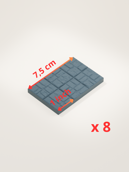 Pack Commandant des tuiles – Donjon modulaire 1 pouce