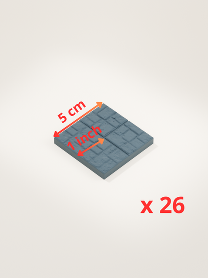 Pack Maître des tuiles – Donjon modulaire 1 pouce