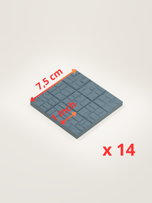Pack Maître des tuiles – Donjon modulaire 1 pouce