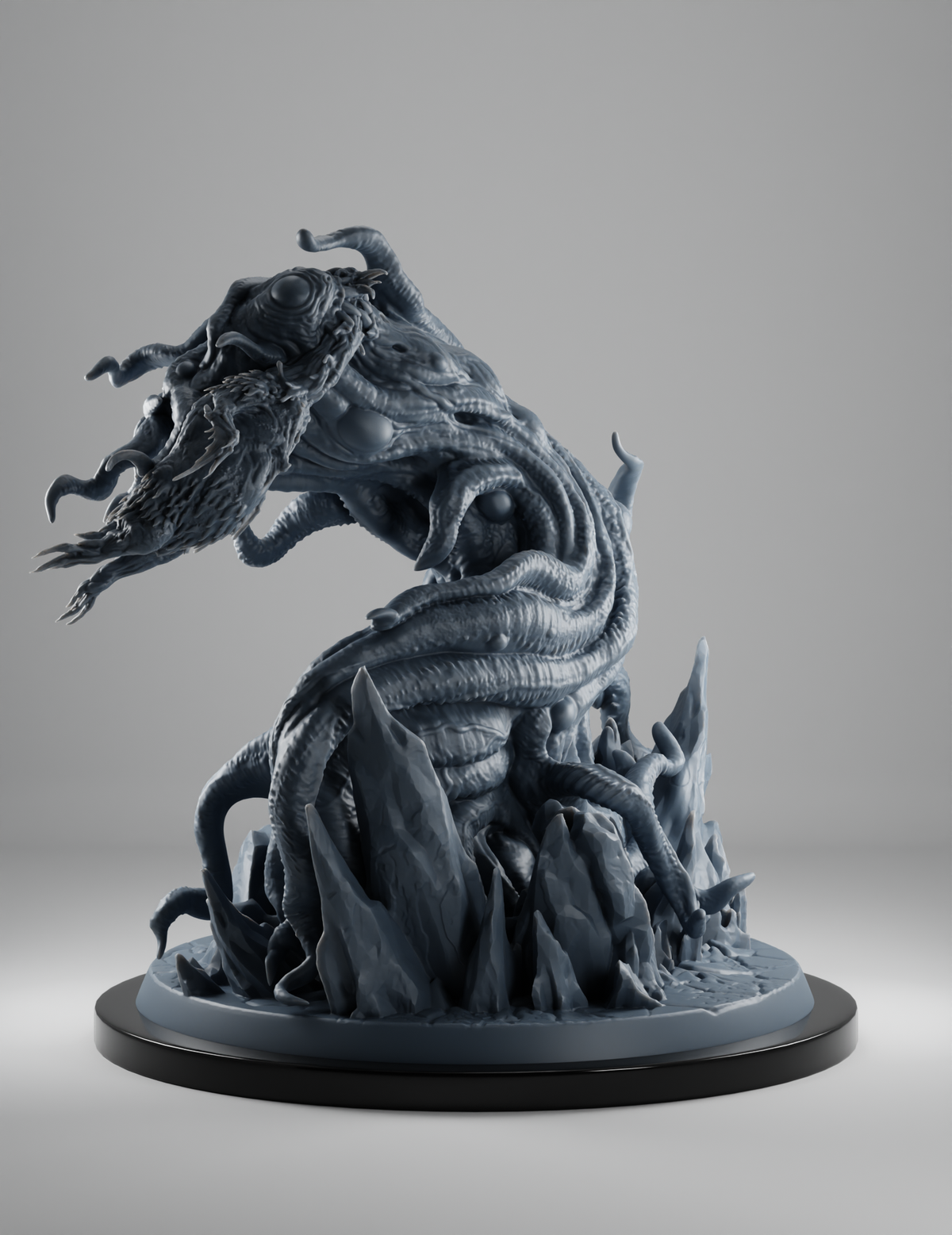 Shoggoth Antarctique Dévorant un Manchot