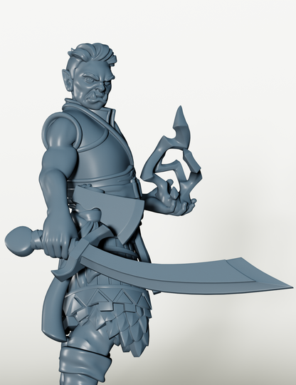 Regongar - Demi-Orc Mage de Combat - Pathfinder 2e