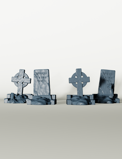 Tombes et Cimetière - Décor Morts-Vivants