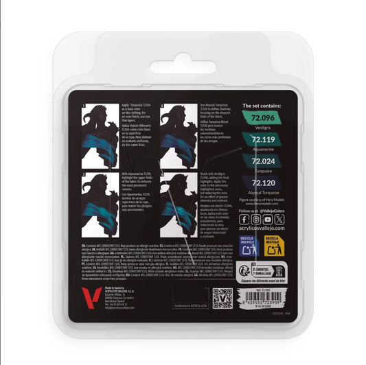 Game Color Set Turquoise