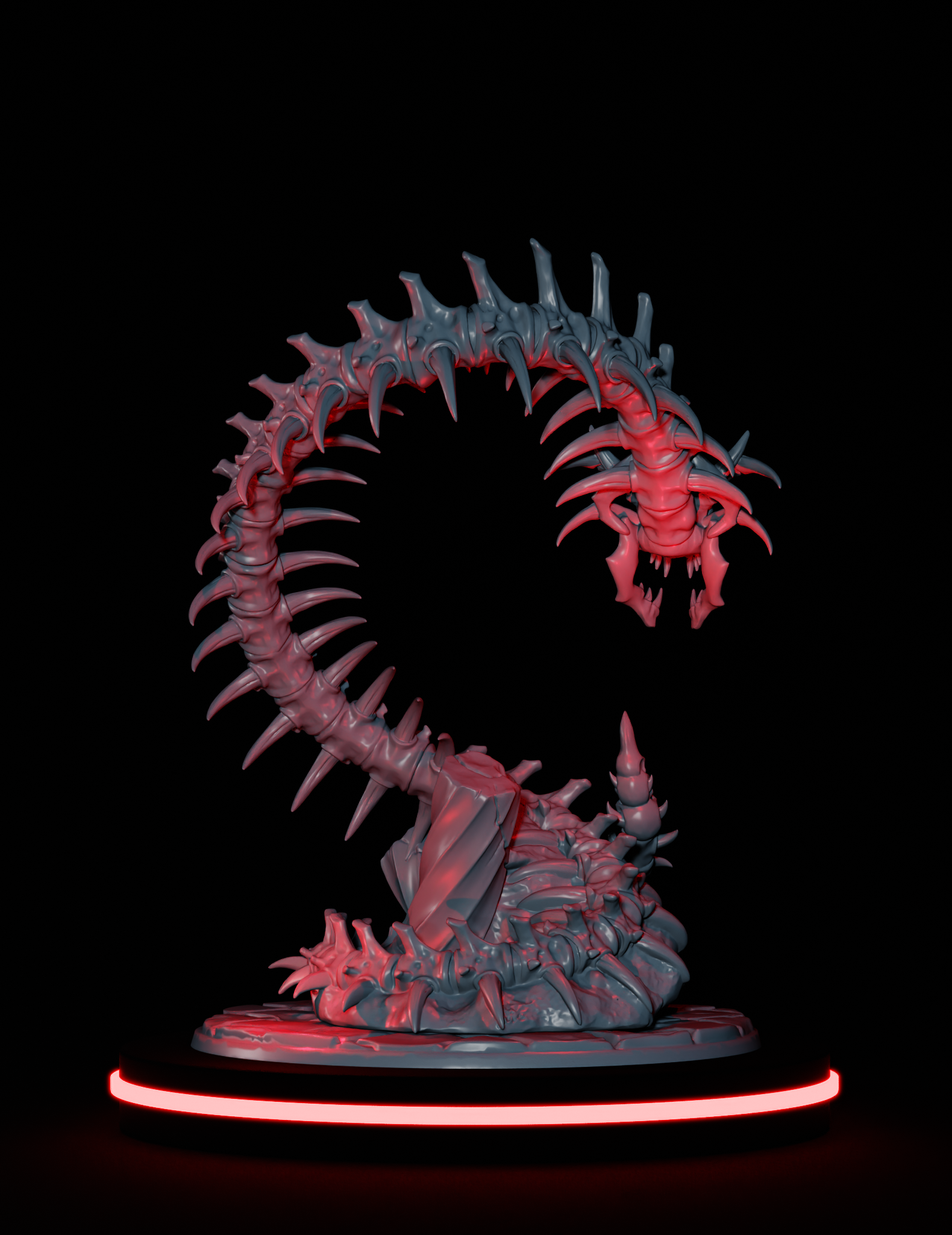 Horreur Serpent Squelettique Nagarot