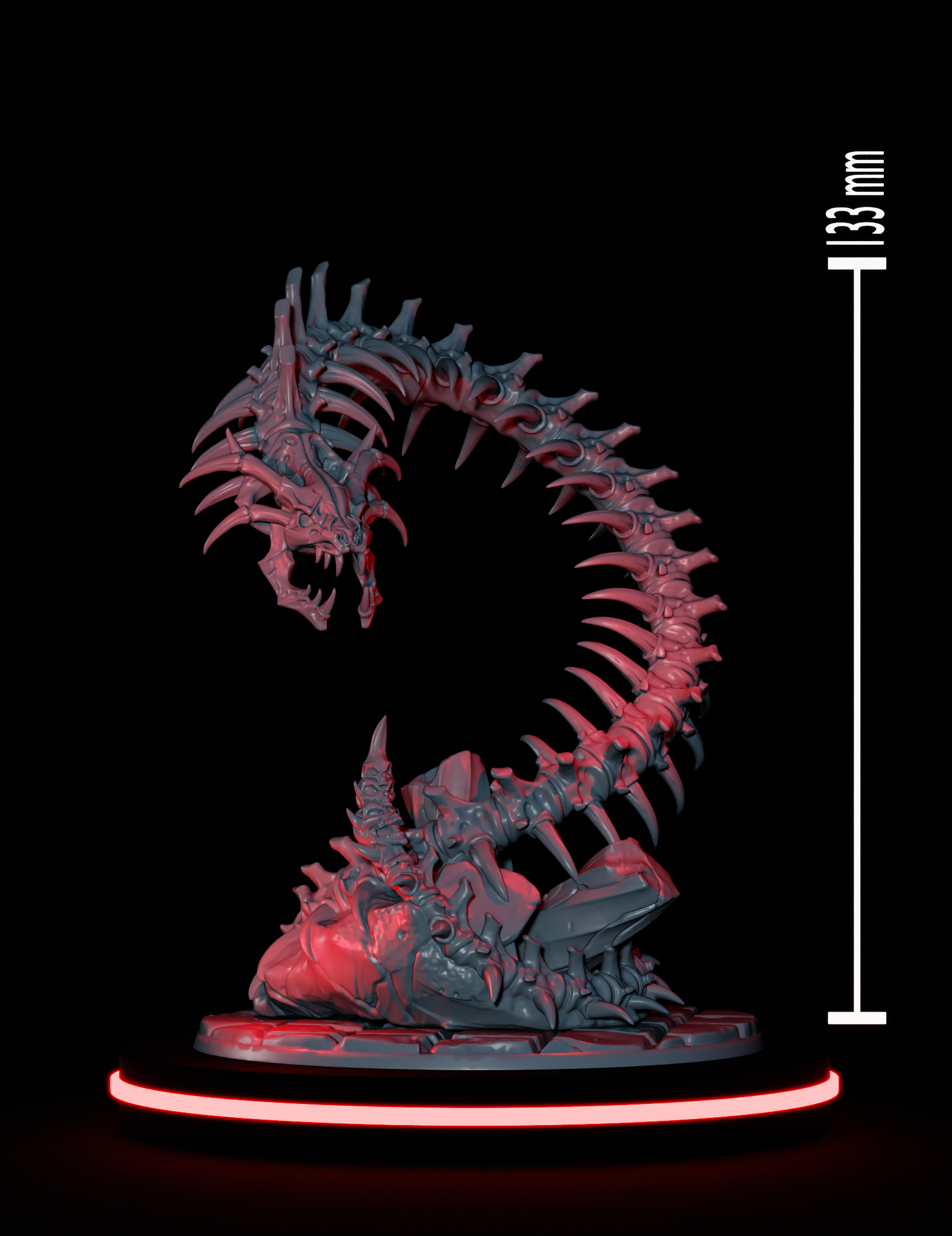 Horreur Serpent Squelettique Nagarot