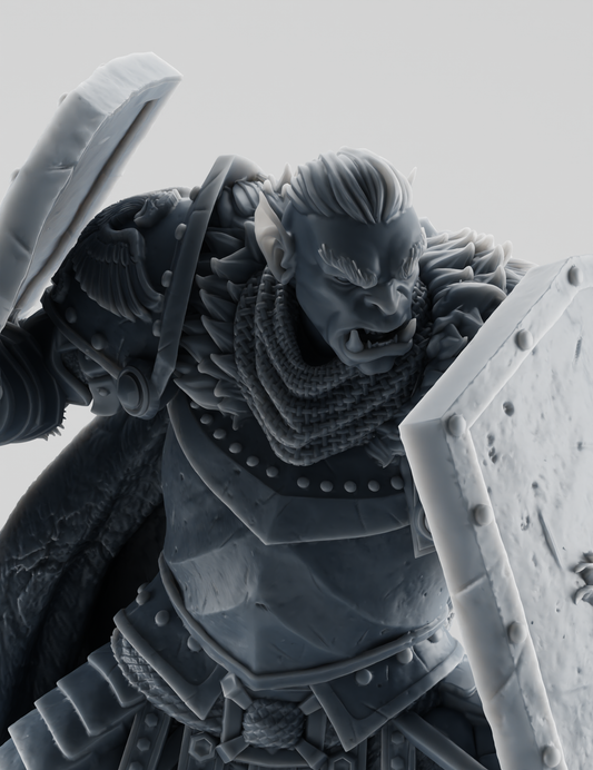 Orc Paladin avec boucliers