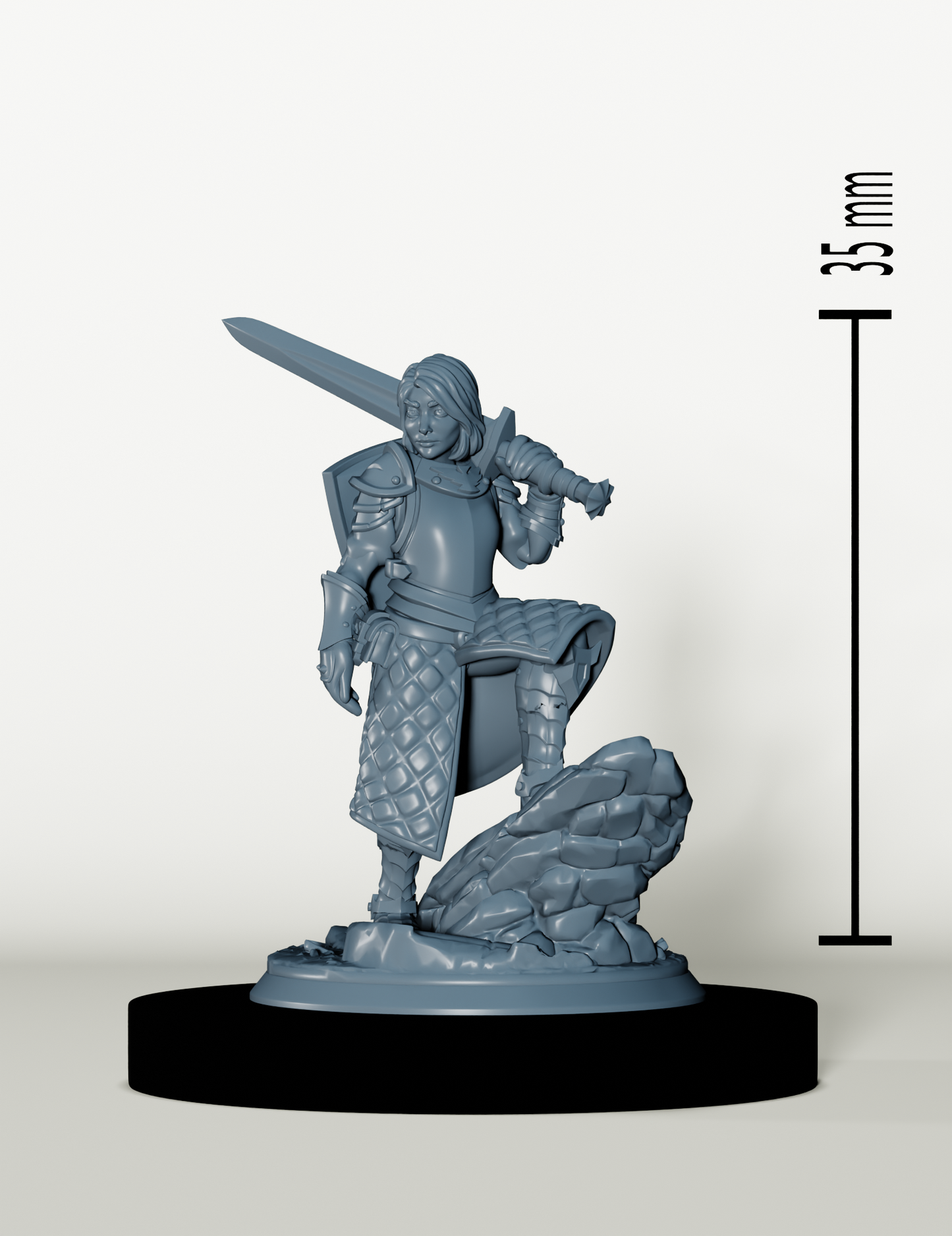 Valérie - Guerrière en Armure Lourde - Pathfinder 2e