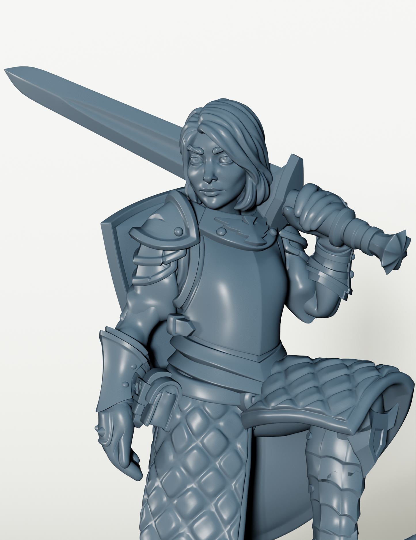 Valérie - Guerrière en Armure Lourde - Pathfinder 2e