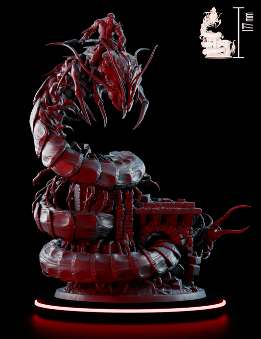 Guerrier Orc sur Centipède