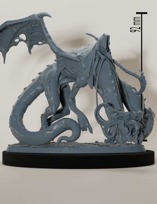 Zombie dragon et nécromancien