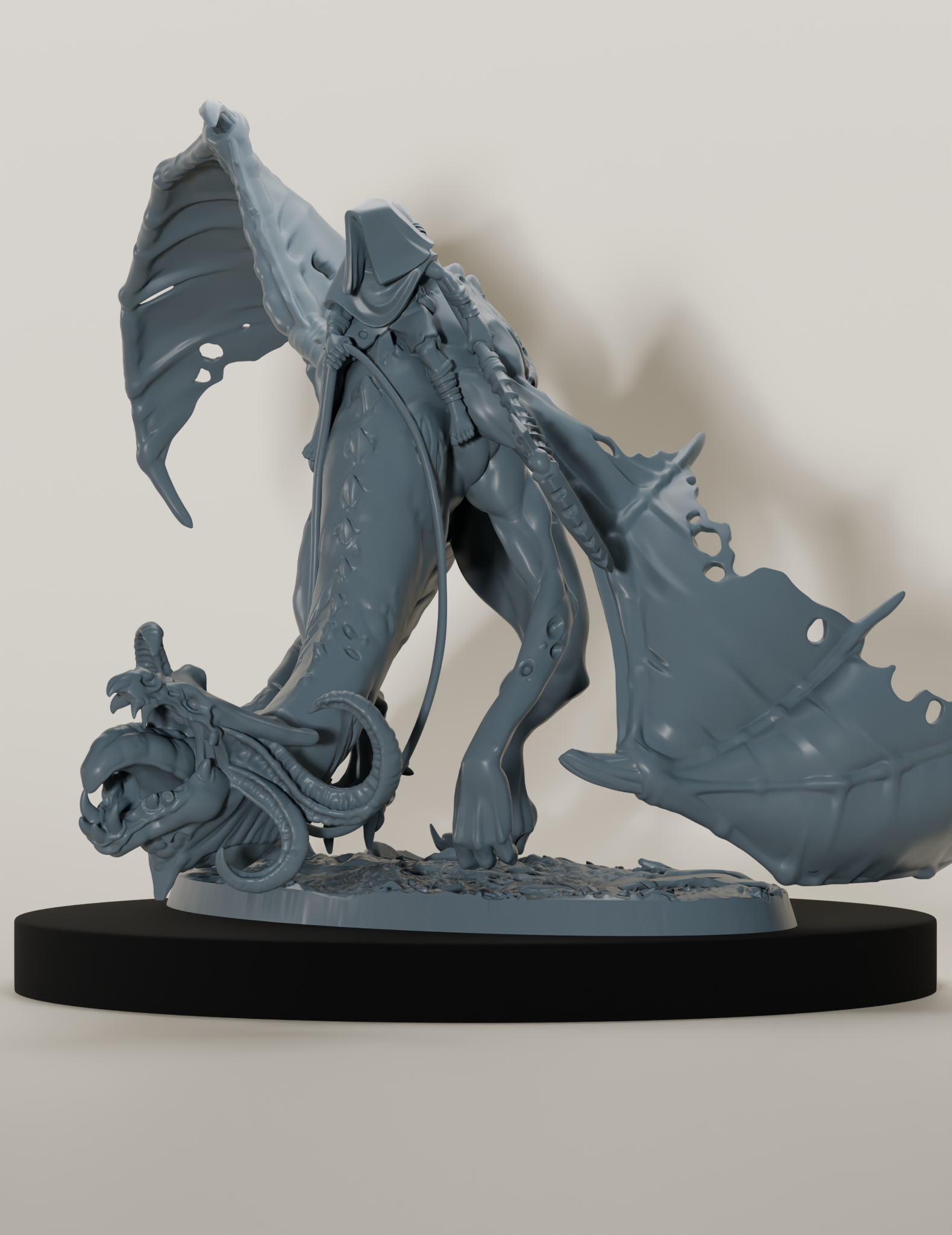 Zombie dragon et nécromancien