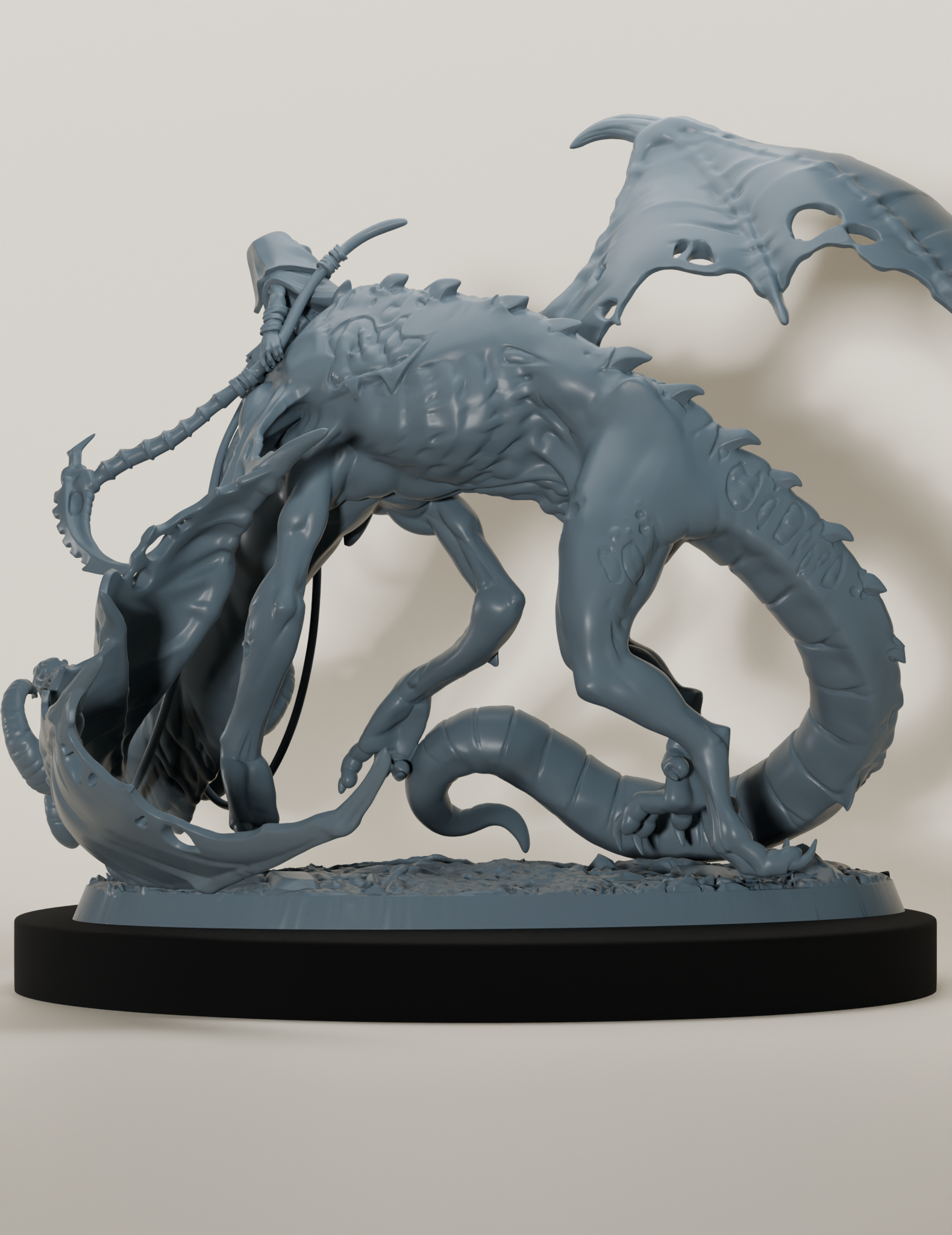 Zombie dragon et nécromancien