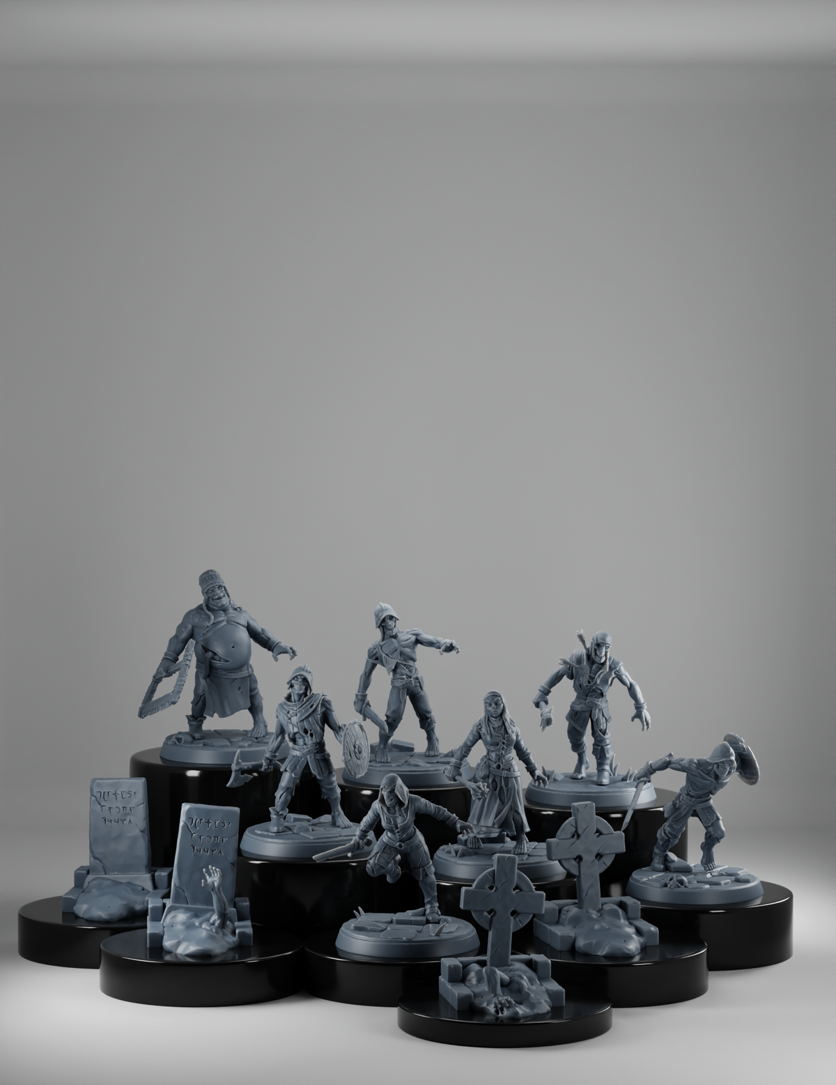 Horde de Zombies et Tombes de Cimetière