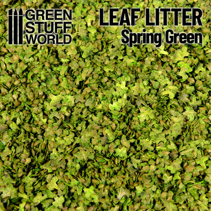 Feuilles Naturelles Grandes - Vert Printemps